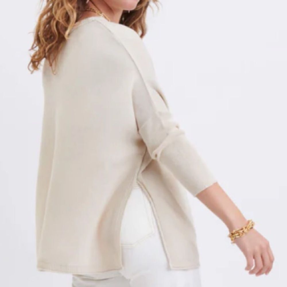 Mersea Catalina sweater in sand One size - Picture 5 of 12
